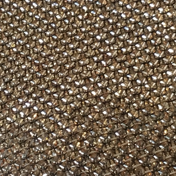 Caparros Baldwin Champagne Sparkle  Peep Toes Heel Pumps Stiletto - Picture 6 of 15